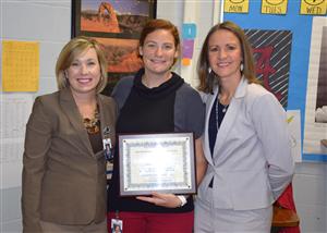 Secondary Teacher of the Year Lauren Dressback 